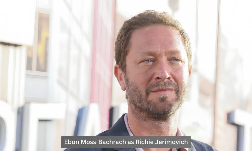 Ebon Moss-Bachrach as Richie Jerimovich at The Bear promotional event